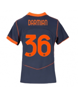 Billige Fotballdrakt Inter Milan Matteo Darmian #36 Replika Tredjedrakt Dame 2025-26 Kortermet Billige Fotballdrakt Inter Milan Matteo Darmian #36 Replika Tredjedrakt Dame 2025-26 Kortermet
